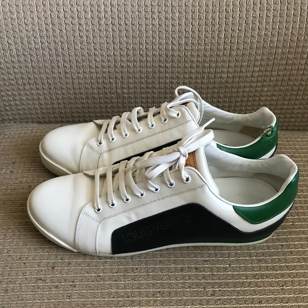Louis Vuitton Men's 3-Tone Leather Sneakers - Picture 8 of 16